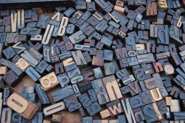 Block Letters from a Printing Press